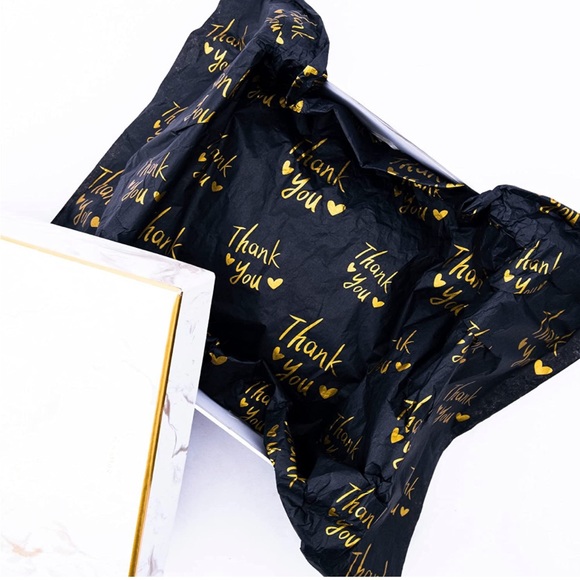 100 Thank You Tissue Paper Sheets, 20x14 PRICE IS FIRM - Picture 7 of 9